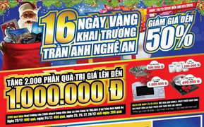 Trần Anh đồng thời khai trương 3 siêu thị