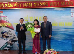 Tác phẩm về chủ quyền biển đảo của học sinh lớp 7 đạt giải thưởng