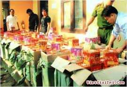 Bắt giữ 484kg pháo nổ trị giá trên 100 triệu đồng