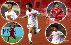 Siêu phẩm giống Messi của Công Phượng đẹp nhất năm 2014