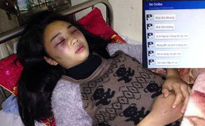 Nữ sinh bị đánh hội đồng dã man trong khách sạn