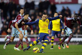 West Ham 1-2 Arsenal: 3 phút định mệnh