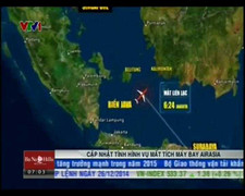 Cập nhật chiến dịch tìm máy bay AirAsia mất tích
