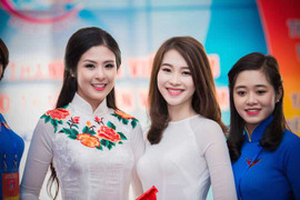 Đặng Thu Thảo, Ngọc Hân khoe sắc với áo dài