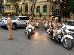 100% lực lượng CSGT Hà Nội ứng trực 4 ngày Tết Dương lịch