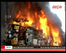 Clip: Đốt pháo mừng năm mới gây hỏa hoạn kinh hoàng ở Philippines