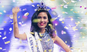 Nhan sắc đẹp tựa nữ thần của Hoa khôi Lan Khuê