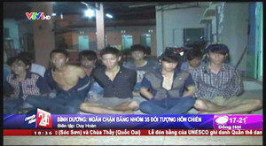 Clip: 2 băng nhóm xã hội đen đại chiến ở Bình Dương bị tóm gọn