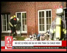 Đăng tranh biếm họa của Charlie Hebdo, báo Đức bị phóng hỏa