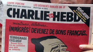 Charlie Hebdo số mới dùng hình tiên tri Muhammad, in 3 triệu bản
