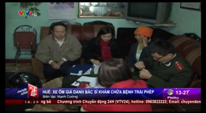 Xe ôm giả danh bác sỹ, khám chữa bệnh trái phép