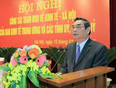 Hội nghị công tác tham mưu về kinh tế - xã hội của Ban Kinh tế Trung ương