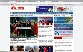 Báo điện tử Giao thông ra mắt giao diện mới