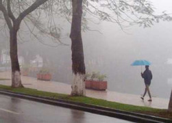Sáng mai, Hà Nội mưa phùn kèm sương mù