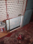 Hai kẻ bịt mặt ném 'bom bẩn' vào nhà dân