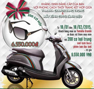 Khẳng định đẳng cấp cùng xe Yamaha Grande và mắt kính Gucci