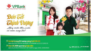 Hơn 35.000 quà tặng cho khách gửi tiết kiệm Tết tại VPBank