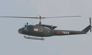 Trực thăng quân sự chở 4 người rơi tại TP.HCM