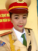 Nữ Cảnh sát giao thông xinh đẹp gây sốt dân mạng