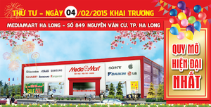 Media Mart sắp khai trương siêu thị thứ 18 tại Hạ Long