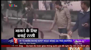 Clip: 91 tù nhân vượt ngục bằng ga trải giường