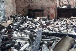 Hà Nội: Nổ cơ sở sang chiết gas, lửa bao trùm khu nhà 'ổ chuột'