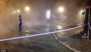 Lụt nước nóng gây tai nạn giao thông hy hữu tại Thụy Điển