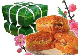 Bánh chưng gấc – món ăn may mắn cho năm mới