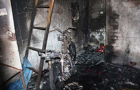 Thanh niên chết cháy trong phòng trọ