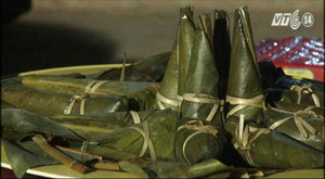 Bánh chưng sừng trâu và ước nguyện năm mới của người Thái