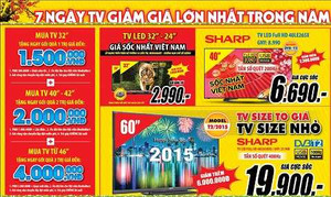 7 ngày cuối cùng đại khuyến mại giảm giá lớn nhất trong năm tại Media Mart