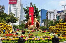 Thủ tướng thăm Đường hoa và đường sách TP.HCM