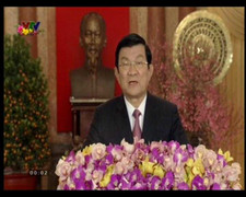 Video: Chủ tịch nước chúc Tết Ất Mùi 2015