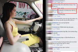 Đầu năm, Ngọc Trinh đã bị soi vì vòng 1 xẹp lép