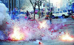 Quảng Ninh đình chỉ 2 cán bộ vụ đốt pháo ở thị xã Quảng Yên