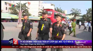 Video: Cảnh sát cơ động TP.HCM ra quân trấn áp cướp giật, móc túi