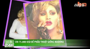 Clip: Chàng trai chi 1,65 tỷ đồng phẫu thuật giống Madonna