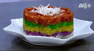 Cách làm xôi ngũ sắc