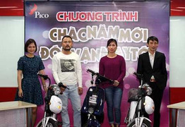Đầu năm mới Pico tặng xe đạp điện cho khách hàng