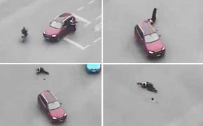 Trung Quốc: Bị nhắc nhở, lái xe cán chết cảnh sát giao thông