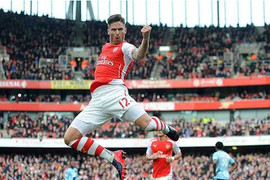 Arsenal 3-0 West Ham: Xây chắc ngôi vị