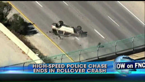 Cảnh sát truy đuổi tội phạm trên đường cao tốc như phim hành động