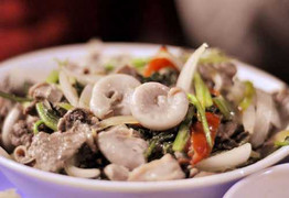 Tuyệt chiêu làm món lòng xào dưa ngon