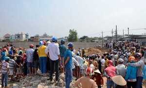 Xác người cháy đen tại bãi đất trống: Tìm thấy một thẻ quân nhân