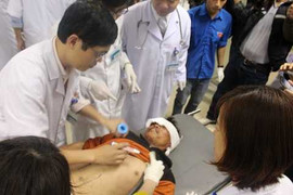 Sập giàn giáo Formosa: Bộ Y tế yêu cầu cử chuyên gia vào ứng cứu