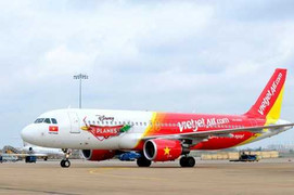 Máy bay A320 VietJet Air mất phanh sau khi hạ cánh