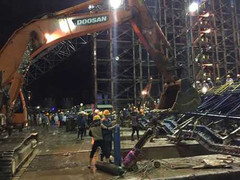 Video: Sập giàn giáo ở Formosa, hàng chục người thương vong