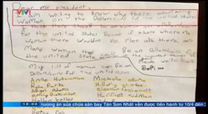 Bức thư bé gái 9 tuổi gửi tổng thống Mỹ khiến người người kinh ngạc