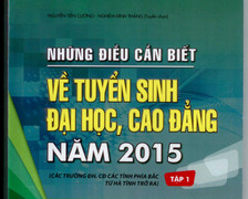 Phát hành cuốn 'Những điều cần biết tuyển sinh' năm 2015