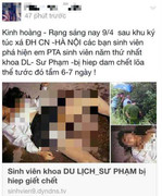 Facebooker tung tin đồn 'nữ sinh viên bị hiếp dâm' bị xử lý ra sao?